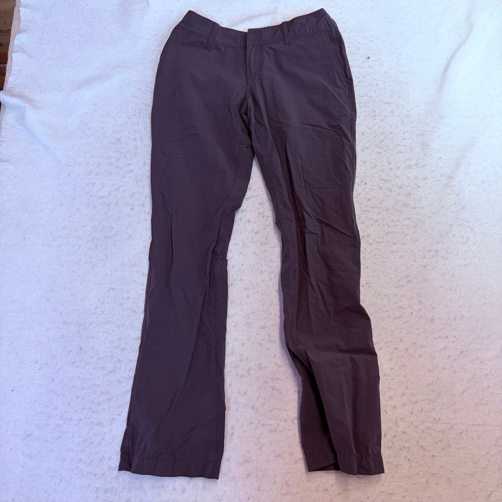 Marmot Hiking Pants Womens 4 Gray Lightweight Outdoor Stretch Straight Leg